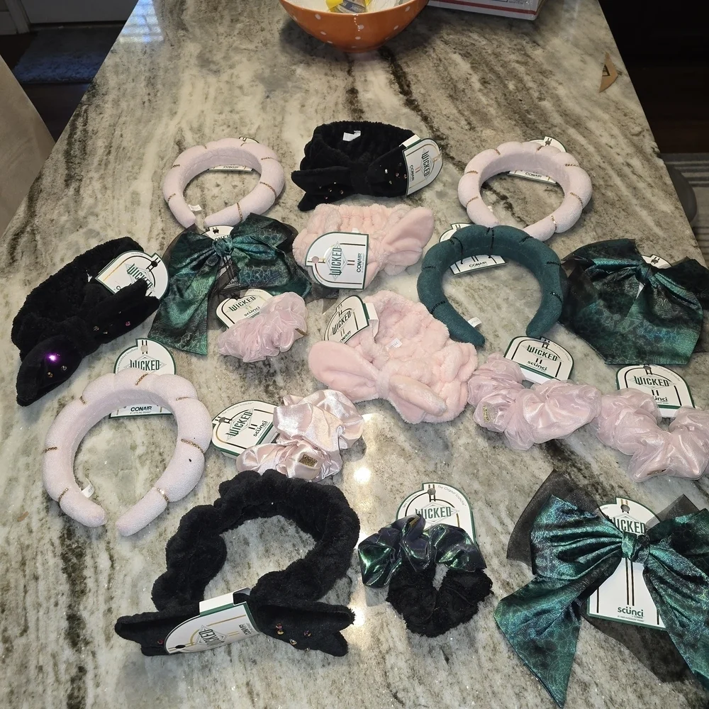 Wicked Kids Pink and Teal Hair Accessories Set